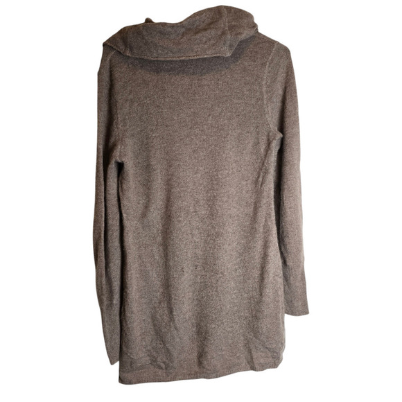 Saks fifth avenue cashmere light brown lightweight cowl neck sweater - Picture 3 of 5